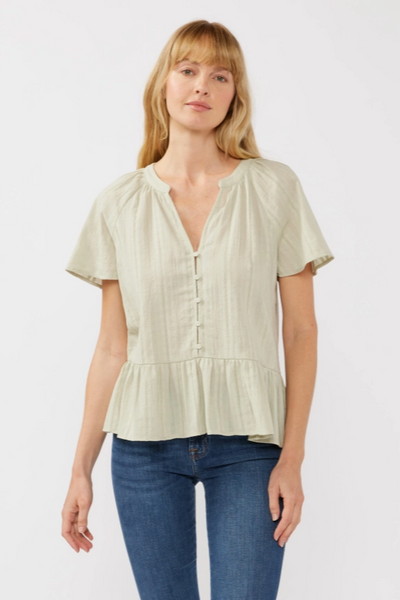 Voyager Flutter Sleeve Top