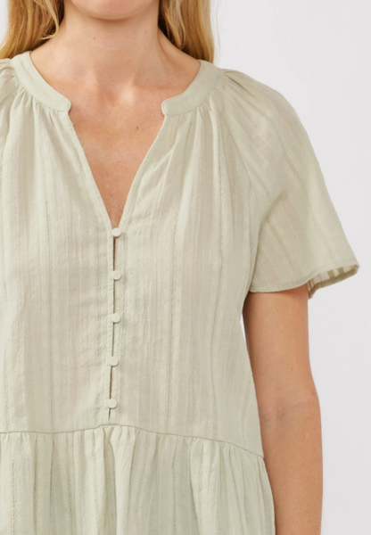 Voyager Flutter Sleeve Top