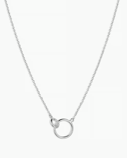 Wilshire Charm Necklace Silver