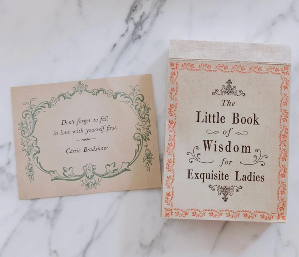 Little book of wisdom for exquisite ladies - Adored A Lovely Boutique