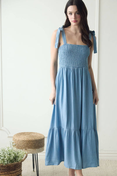 Coastal Muse Tie Strap Dress