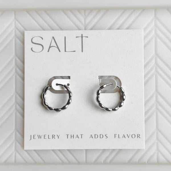 Wavy Hoop Earrings