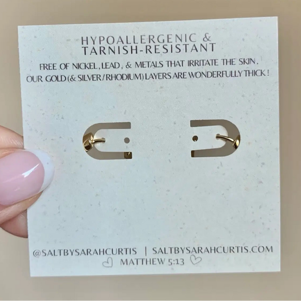 Wavy Hoop Earrings