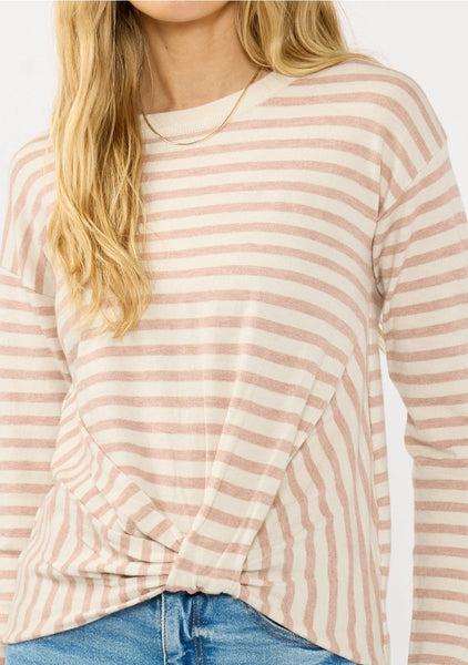 Front Knot Pullover Top