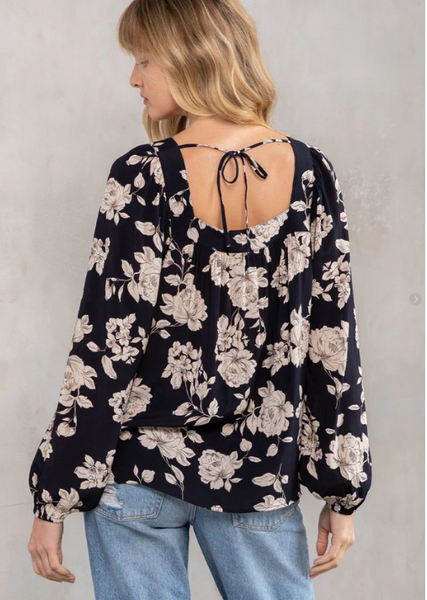 Catch Feelings Square Neck Blouse - Adored A Lovely Boutique