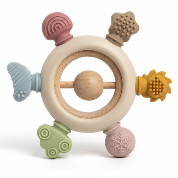 Rainbow Silicone Teether