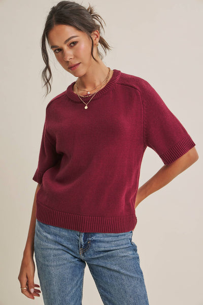 Clara Raglan Knit Top