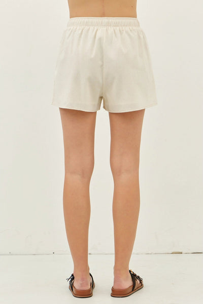 The Easy Days Cotton Linen Set Shorts