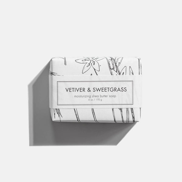 Vetiver & Sweetgrass Shea Butter Soap - Bath Bar