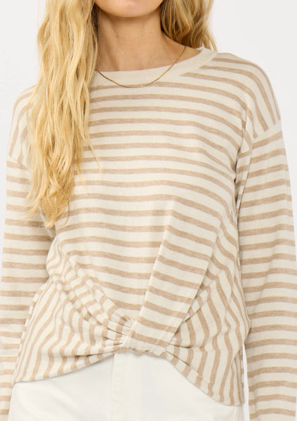 Front Knot Pullover Top