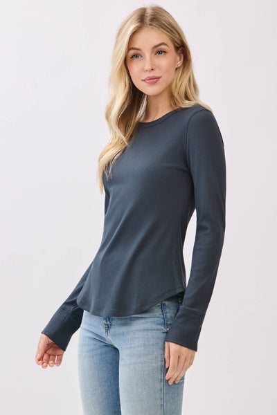 The Essential Ribbed Long Sleeve - Adored A Lovely Boutique