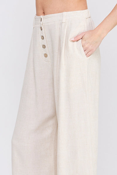 Linen Palazzo Pants