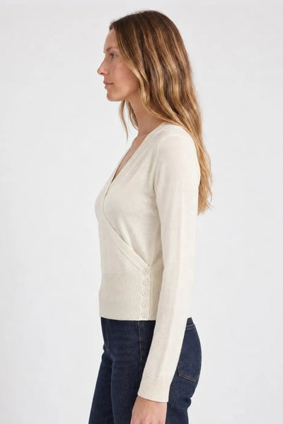 Button Wrap Cardigan