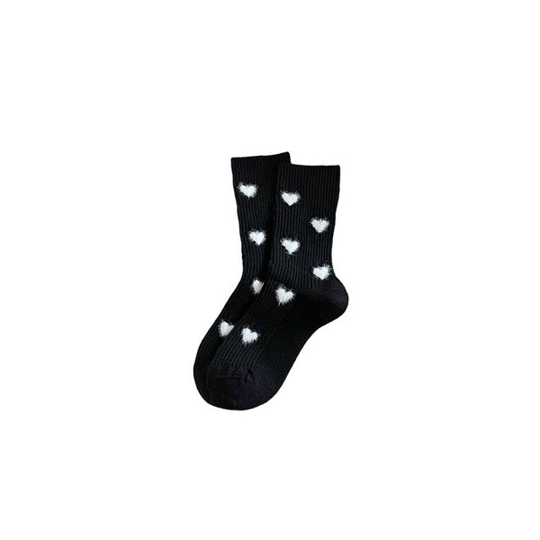 Women’s Thick Mid-Calf Heart Socks - Adored A Lovely Boutique