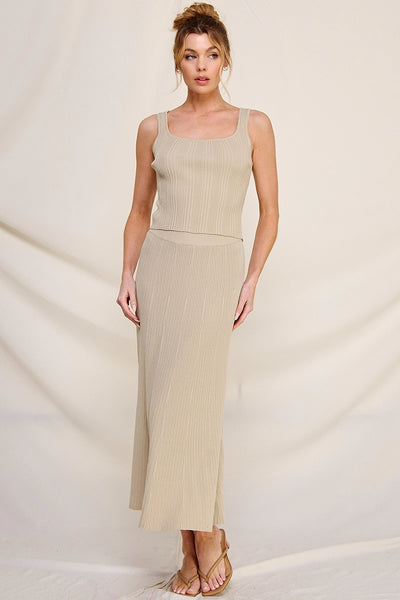 Alora Ribbed Skirt