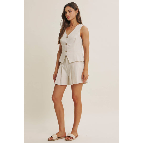 Siena Linen Vest