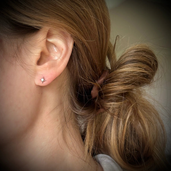 Silver Star Studs