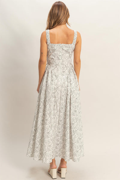 Floral Empire Waist Dress