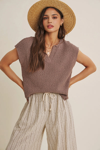 Weekend Slub Cotton Pullover