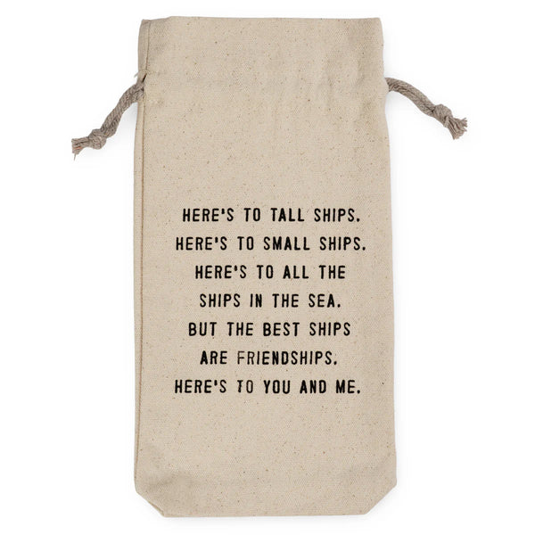 Canvas Wine Bags - Adored A Lovely Boutique