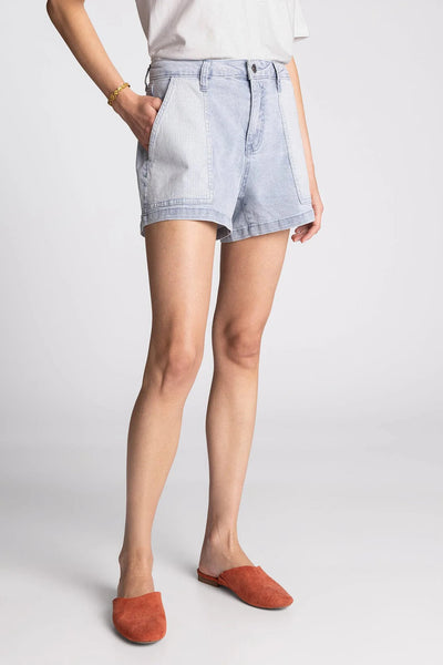 Sun-Drenched Patchwork Shorts