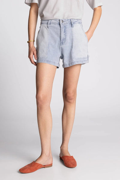 Sun-Drenched Patchwork Shorts