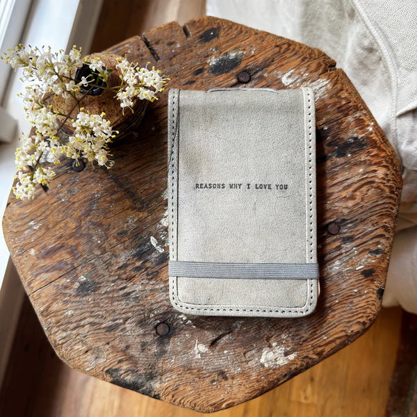 Mini Leather Journals - Stone - Adored A Lovely Boutique