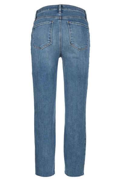 Reese High Rise Fab Ab Ankle Straight Leg Jean
