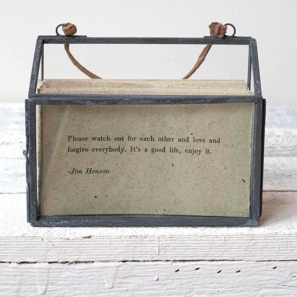 50 Gathered Thoughts Horizontal Picture Frame and Holder - Adored A Lovely Boutique
