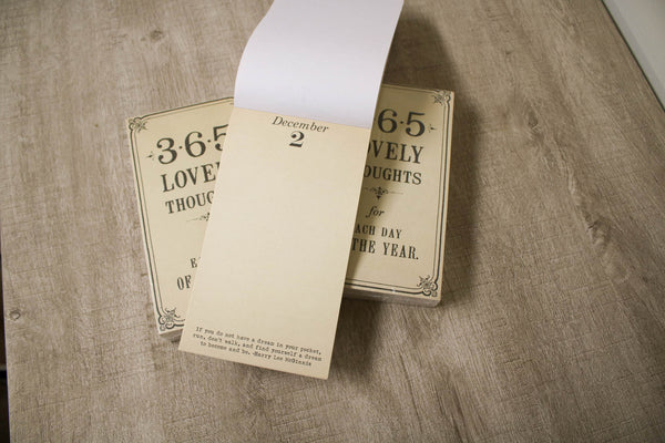 Notepad - 365 Lovely Thoughts - Adored A Lovely Boutique