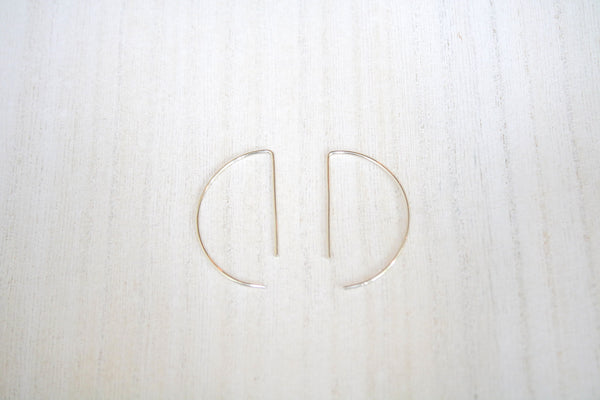 Florence Half Moon Hoops - Adored A Lovely Boutique