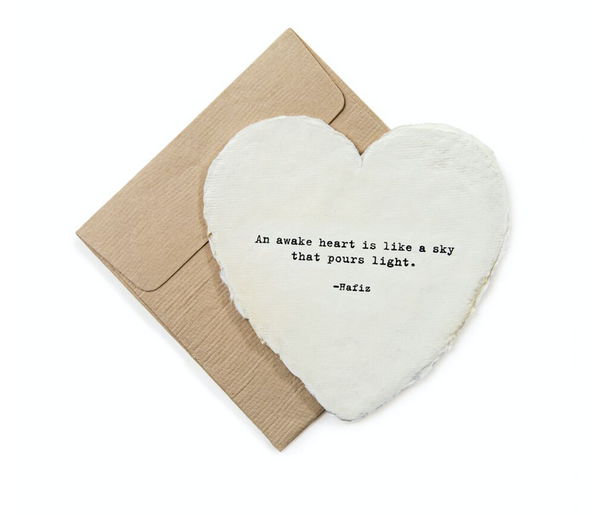 Mini Deckled Heart Shaped Cards - Adored A Lovely Boutique