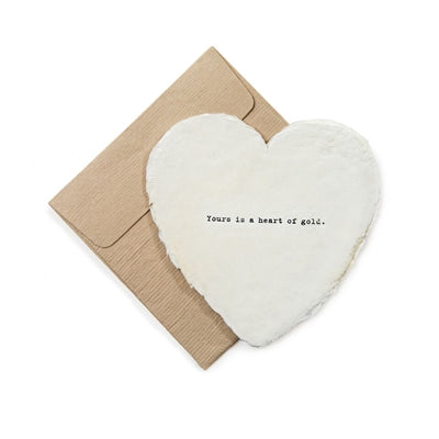 Mini Deckled Heart Shaped Cards - Adored A Lovely Boutique