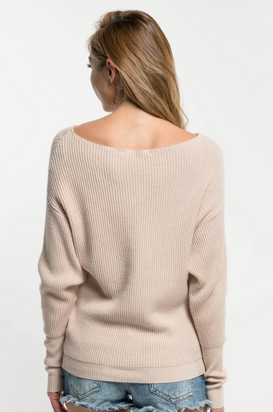Stacia Waffle Knit Sweater - Adored A Lovely Boutique