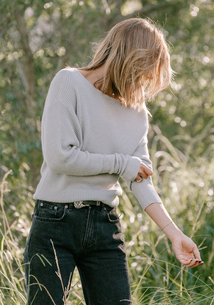 Stacia Waffle Knit Sweater - Adored A Lovely Boutique