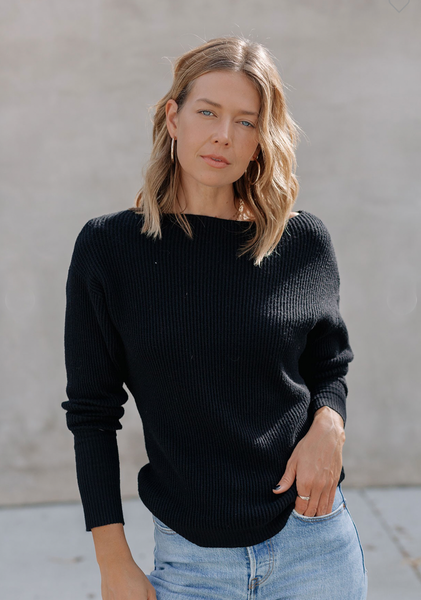 Stacia Waffle Knit Sweater - Adored A Lovely Boutique