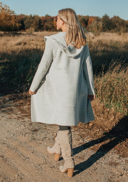 Back To Business Hooded Coatigan