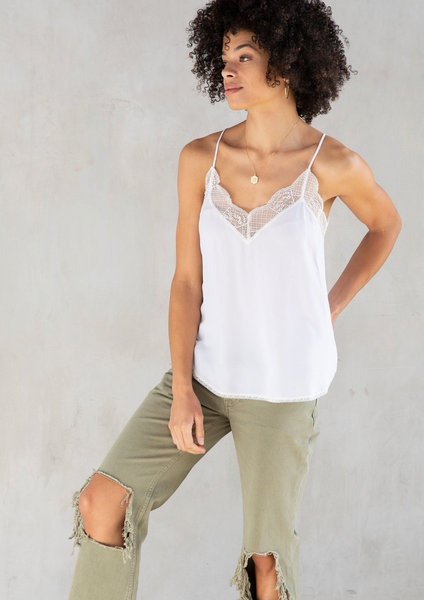 Zarina Lace Trim Cami