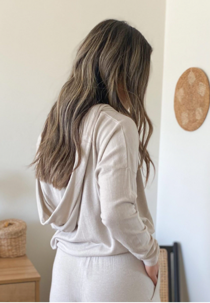 Homebody Surplus Knit Hoodie Pullover