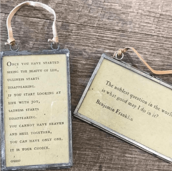 Zinc Glass Frame
