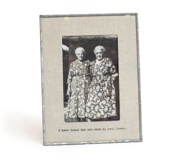 Linen Photo Frame - pick from 7 quotes - Adored A Lovely Boutique
