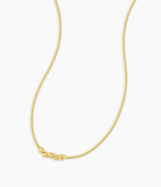 Lou Heart Necklace - Adored A Lovely Boutique