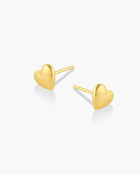 Lou Heart Studs