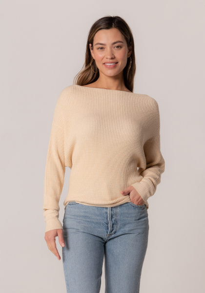 Stacia Waffle Knit Sweater - Adored A Lovely Boutique