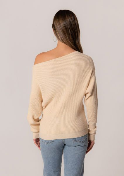 Stacia Waffle Knit Sweater - Adored A Lovely Boutique