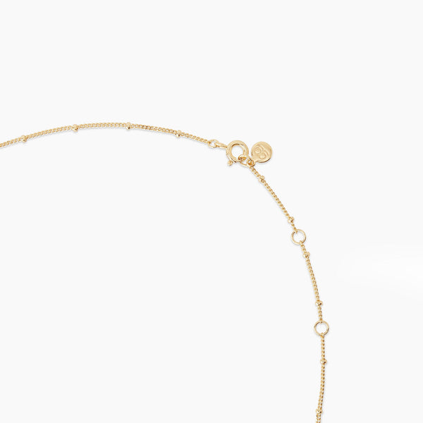 Compass Coin Necklace Gold