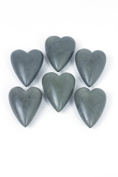 Hand Carved Stone Hearts - Adored A Lovely Boutique
