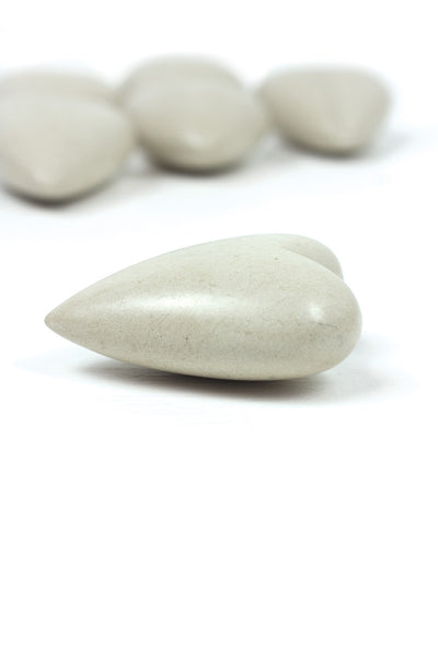 Hand Carved Stone Hearts - Adored A Lovely Boutique